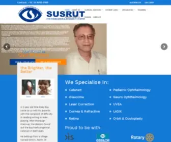Susrut.org(Susrut Eye Hospital and Research Centre) Screenshot