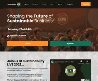 Sustainability-Live.com(Sustainability Live) Screenshot