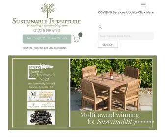 Sustainable-Furniture.co.uk(Reclaimed Wood Furniture) Screenshot