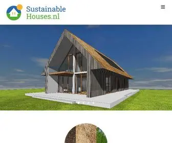 Sustainable-Houses.nl(Duurzame houtskeletwoningen) Screenshot