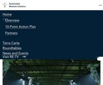 Sustainable-Markets.org(Sustainable Markets Initiative) Screenshot