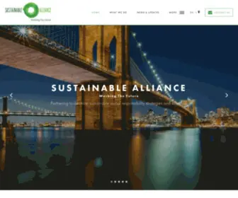 Sustainablealliance.net(Sustainable Alliance) Screenshot