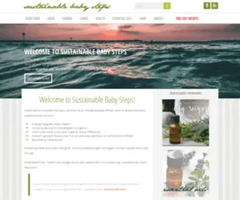 Sustainablebabysteps.com(Sustainable Baby Steps) Screenshot