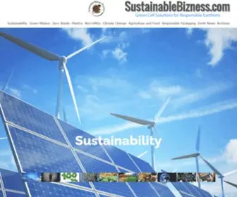 Sustainablebizness.com(Green Cell Solutions for the Life of our Planet) Screenshot