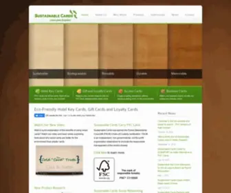 Sustainablecards.com(Sustainable Cards) Screenshot