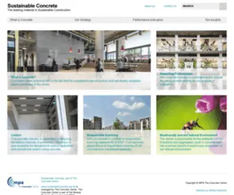 Sustainableconcrete.org.uk(Sustainableconcrete) Screenshot
