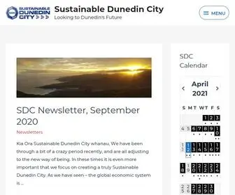 Sustainabledunedincity.org.nz(Looking to Dunedin's Future) Screenshot