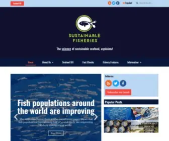 Sustainablefisheries-UW.org(Sustainable Fisheries UW) Screenshot