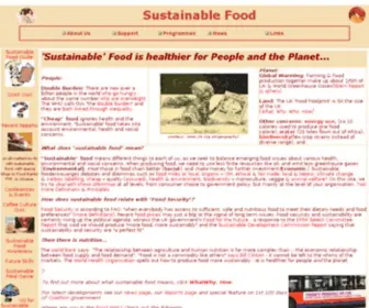 Sustainablefood.com(Sustainable Food) Screenshot
