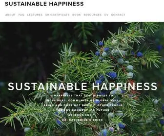 Sustainablehappiness.world(Sustainable Happiness) Screenshot