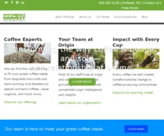 Sustainableharvest.com(Specialty) Screenshot