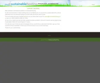 Sustainablehosting.com(Serving) Screenshot