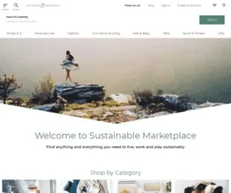 Sustainablemarketplace.com.au(Anything and Everything Sustainable) Screenshot