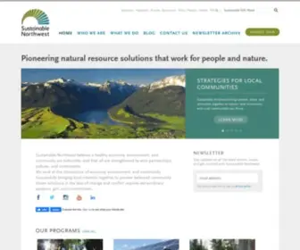 Sustainablenorthwest.org(Sustainable Northwest) Screenshot