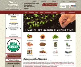 Sustainableseedco.com(Sustainable Seed Company) Screenshot