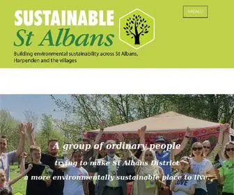 Sustainablestalbans.org(Building environmental sustainability across St Albans) Screenshot