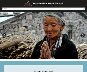 Sustainablesteps.org(Sustainable Steps NEPAL) Screenshot