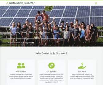 Sustainablesummer.org(Sustainable Summer) Screenshot