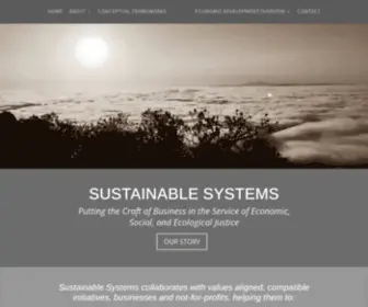 Sustainablesystemsinc.net(Sustainable Systems) Screenshot