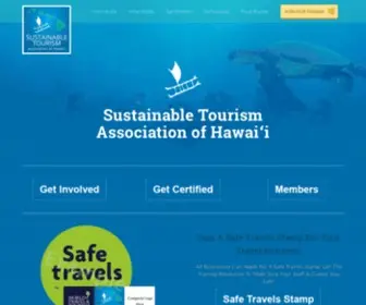 Sustainabletourismhawaii.org(Supporting Hawaii's Certified Eco Tours) Screenshot