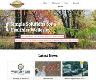 Sustainablewellesley.com(Sustainable Wellesley) Screenshot