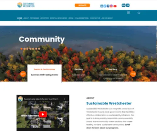Sustainablewestchester.org(Sustainable Westchester) Screenshot