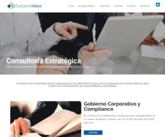 Sustainavalue.com(Inicio) Screenshot