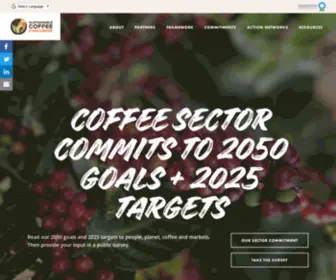 Sustaincoffee.org(Sustainable Coffee Challenge) Screenshot