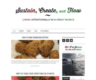 Sustaincreateandflow.com(Sustain, Create, and Flow) Screenshot