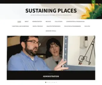 Sustainingplaces.com(An Encyclopedia of Resources for Small Historical Organizations) Screenshot