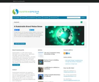 Sustainopedia.com(Sustainability News) Screenshot