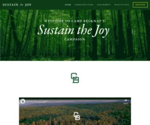 Sustainthejoy.org(Sustain the Joy) Screenshot