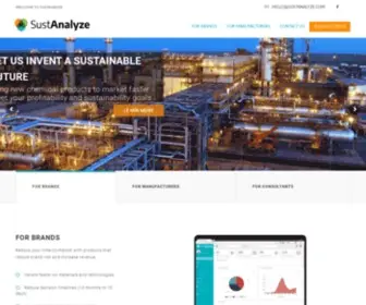 Sustanalyze.com(Data-driven simulation platform) Screenshot