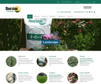 Sustane.com(Sustane Organic Fertilizer) Screenshot