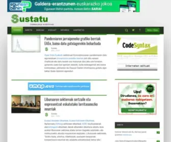 Sustatu.com(Teknologia albisteak) Screenshot