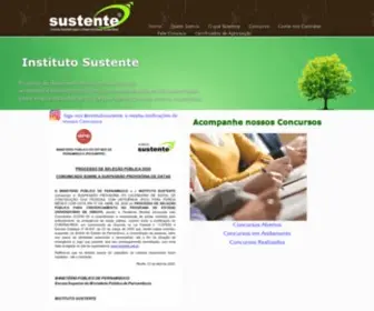 Sustente.org.br(Instituto SUSTENTE) Screenshot