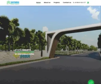 Susthiraa.com(Susthiraa Infra) Screenshot