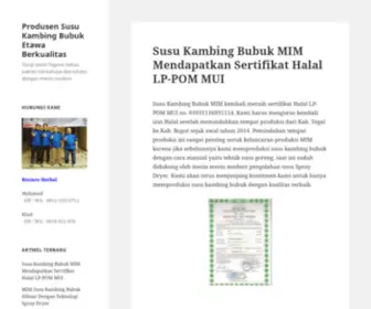 Susukambingbubuk.com(Susukambingbubuk) Screenshot