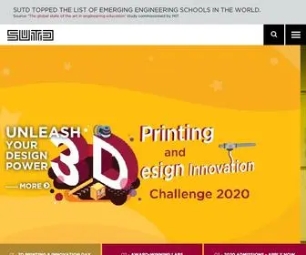 Sutd.edu.sg(Singapore University of Technology and Design (SUTD)) Screenshot