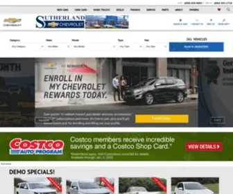 Sutherlandchevy.com Screenshot