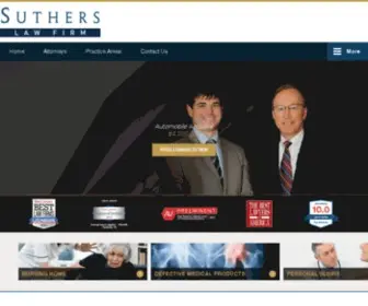 Sutherslaw.com(Savannah Injury Lawyer) Screenshot