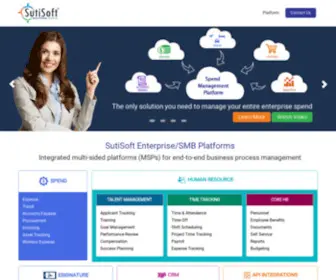 Sutisoft.com(SaaS For Business Solutions And Security Solutions) Screenshot