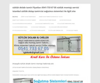 Sutlukdolabitamirmontaj.com(Sütlük Dolabı Tamiri Montajıfiyatları sütlük cihazı dolabı satanlar) Screenshot