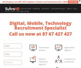 Sutrahr.com(Best Recruitment Agency in India) Screenshot