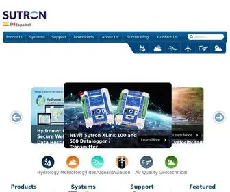 Sutron.com(Sutron Corporation) Screenshot