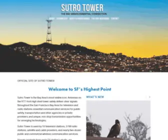 Sutrotower.com(Sutro Tower) Screenshot