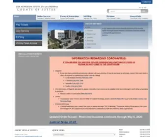 Suttercourts.com(Superior Court of California) Screenshot