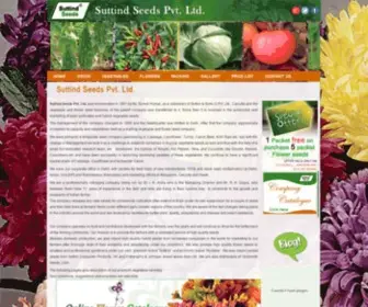 Suttindseeds.com(Suttind Seeds) Screenshot