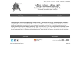 Suttoncellars.com(Sutton cellars) Screenshot