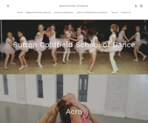 Suttoncoldfielddance.co.uk(Bakehouse Studios) Screenshot